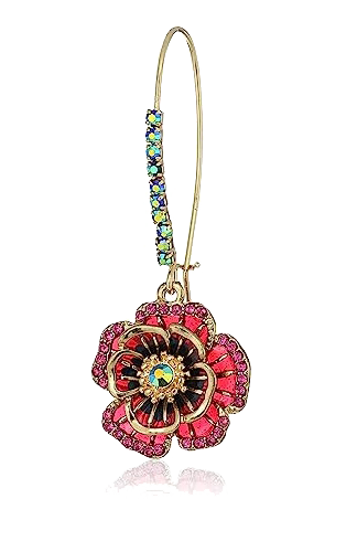 Betsey Johnson Rose Dangle Earring Color