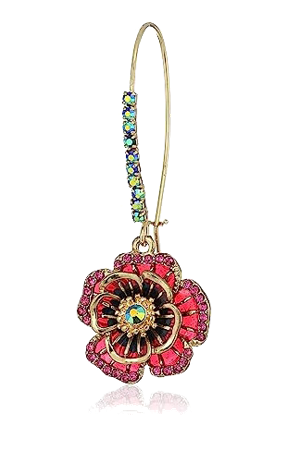 Betsey Johnson Rose Dangle Earring Color