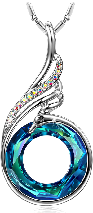 Kate Lynn Rise From the Ashes Sterling Silver Phoenix Necklaces for Women, Packaged with Jewelry Box, Birthday Gift for Women, Symbol of Luck and Renewal